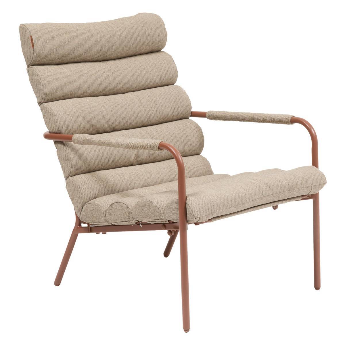 Hesperide - Fauteuil relax de jardin Solani acajou Hespéride - Image 3