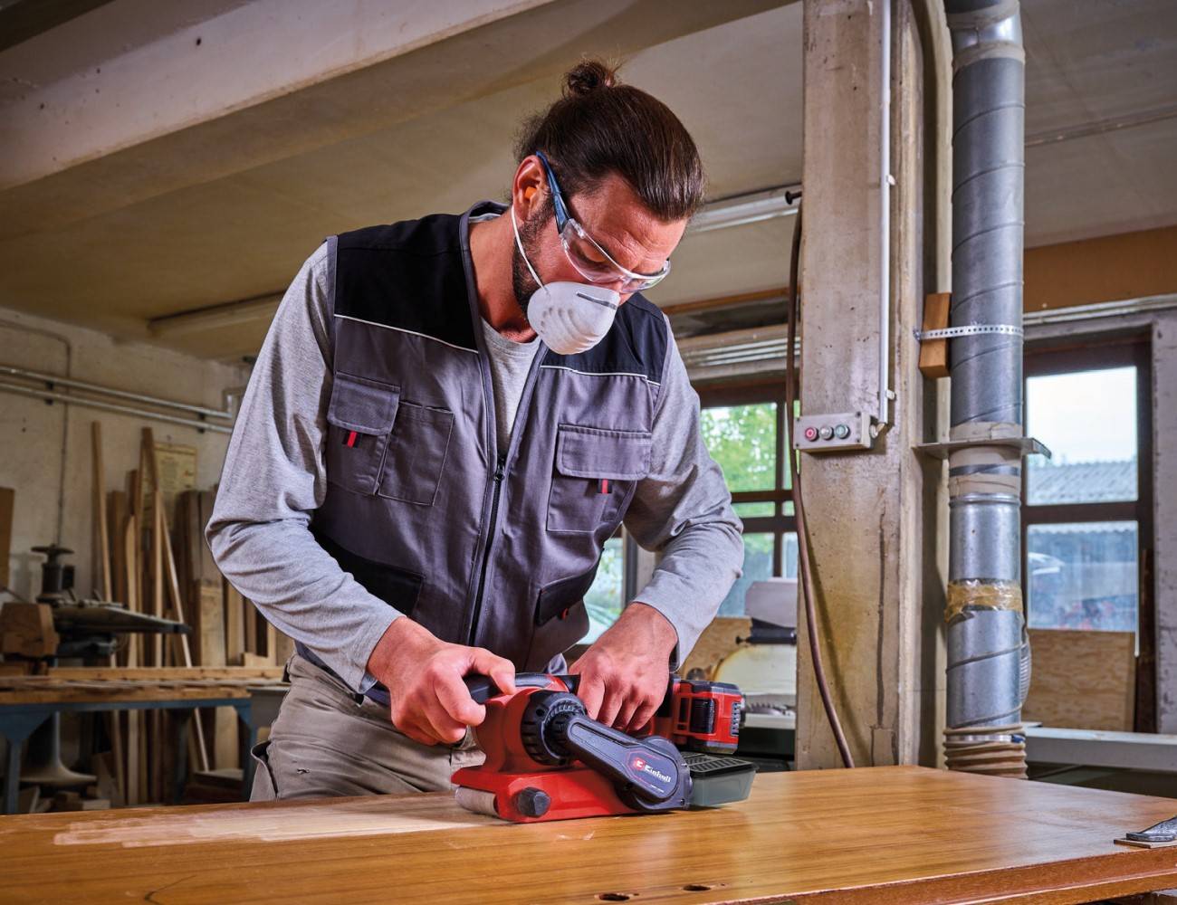 Einhell - Ponceuse à bande sans fil TP-BS 18/457 Li BL - Solo - 250 m/min - sans batterie - Einhell - Image 2