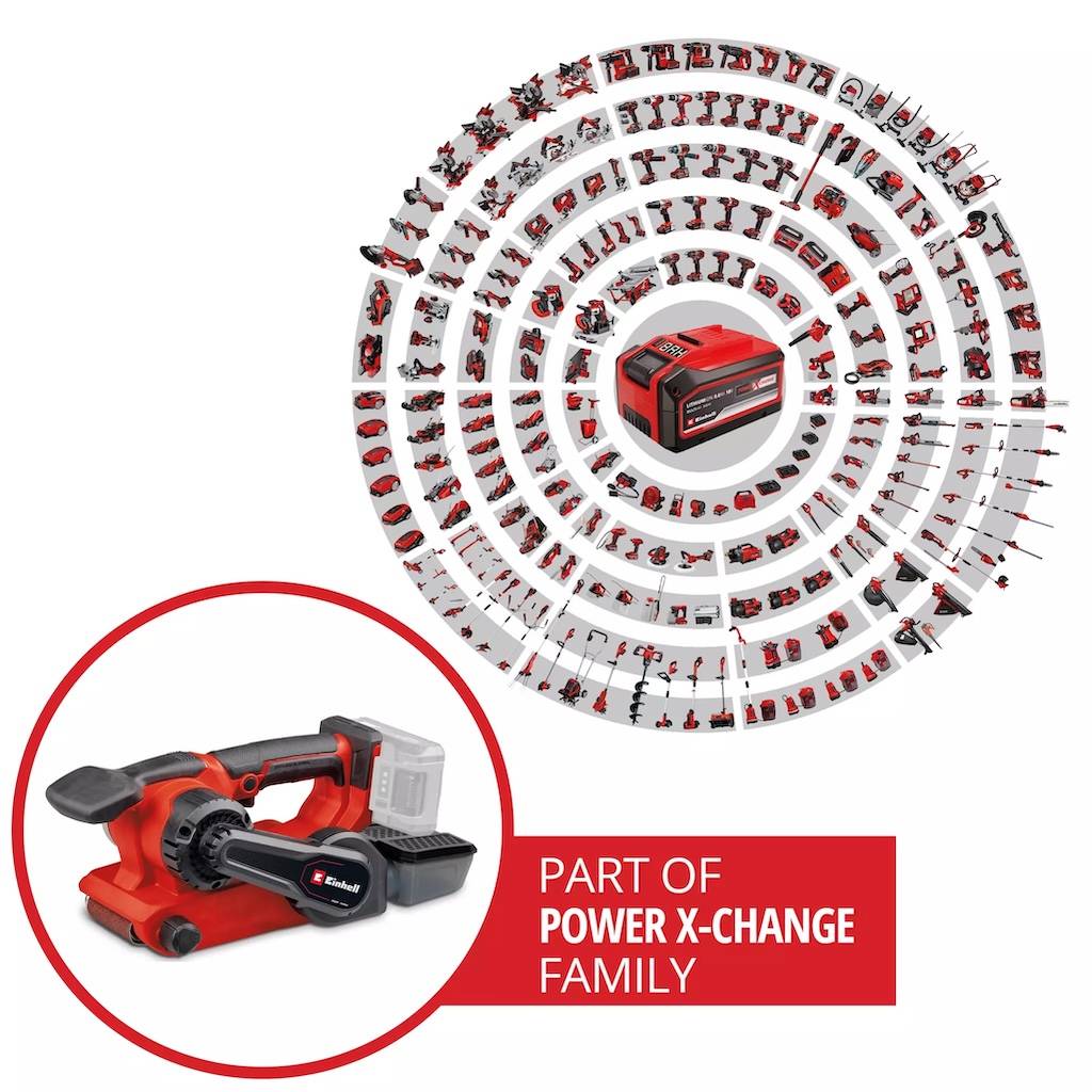 Einhell - Ponceuse à bande sans fil TP-BS 18/457 Li BL - Solo - 250 m/min - sans batterie - Einhell - Image 4
