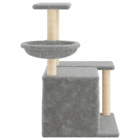Vidaxl - Arbre à chat avec griffoirs en sisal Gris clair 83 cm vidaXL 172110 - Image 6