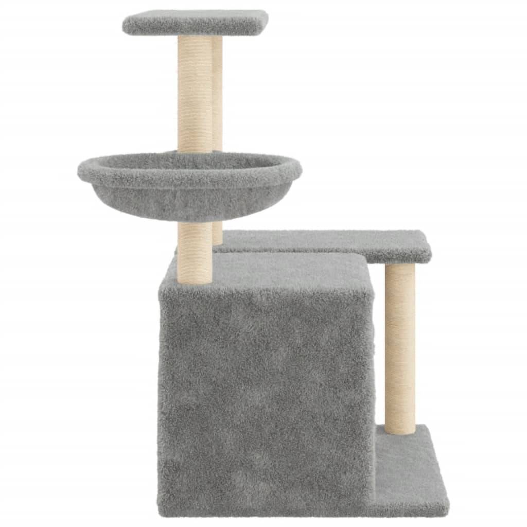 Vidaxl - Arbre à chat avec griffoirs en sisal Gris clair 83 cm vidaXL 172110 - Image 6