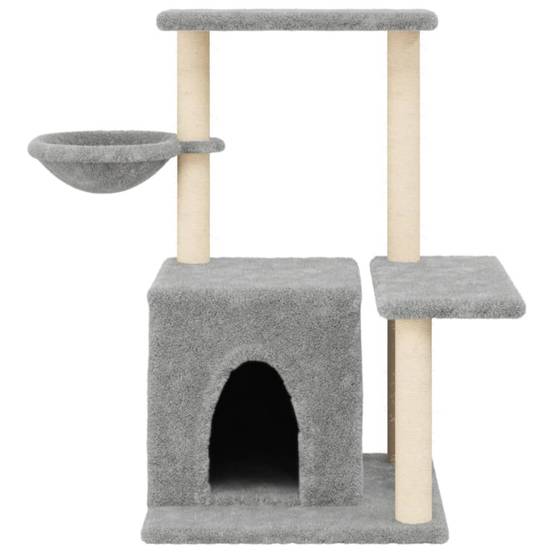 Vidaxl - Arbre à chat avec griffoirs en sisal Gris clair 83 cm vidaXL 172110 - Image 8