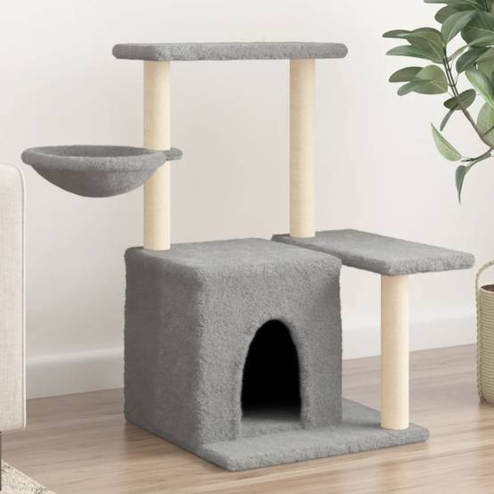 Vidaxl - Arbre à chat avec griffoirs en sisal Gris clair 83 cm vidaXL 172110 - Image 1