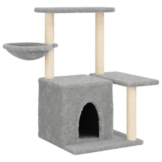 Vidaxl - Arbre à chat avec griffoirs en sisal Gris clair 83 cm vidaXL 172110 - Image 2