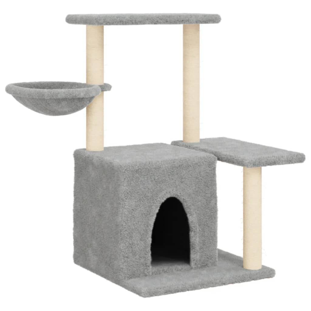 Vidaxl - Arbre à chat avec griffoirs en sisal Gris clair 83 cm vidaXL 172110 - Image 2