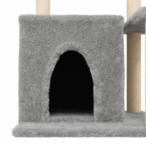 Vidaxl - Arbre à chat avec griffoirs en sisal Gris clair 83 cm vidaXL 172110 - Image 4