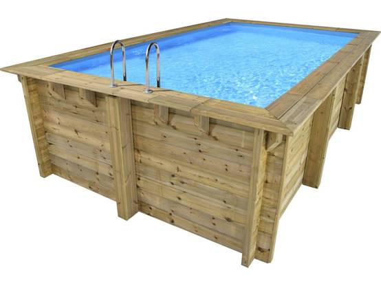 Piscine Bois Rectangle " Aruba 120 "- 5.00 X 3.00 X 1.24 M -habitat Et Jardin - Image 2