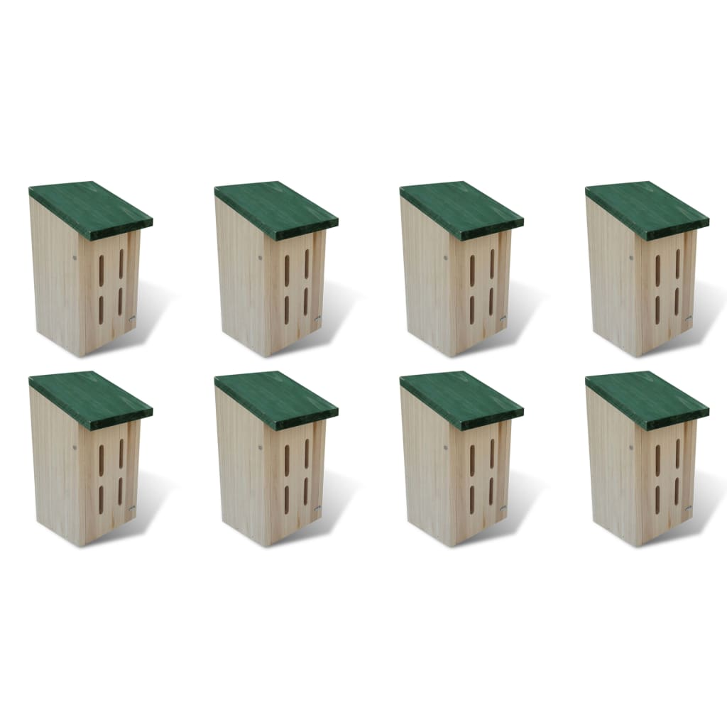Vidaxl - Maison Pour Papillons 8 Pcs Bois 14 X 15 X 22 Cm - vidaXL - Image 2