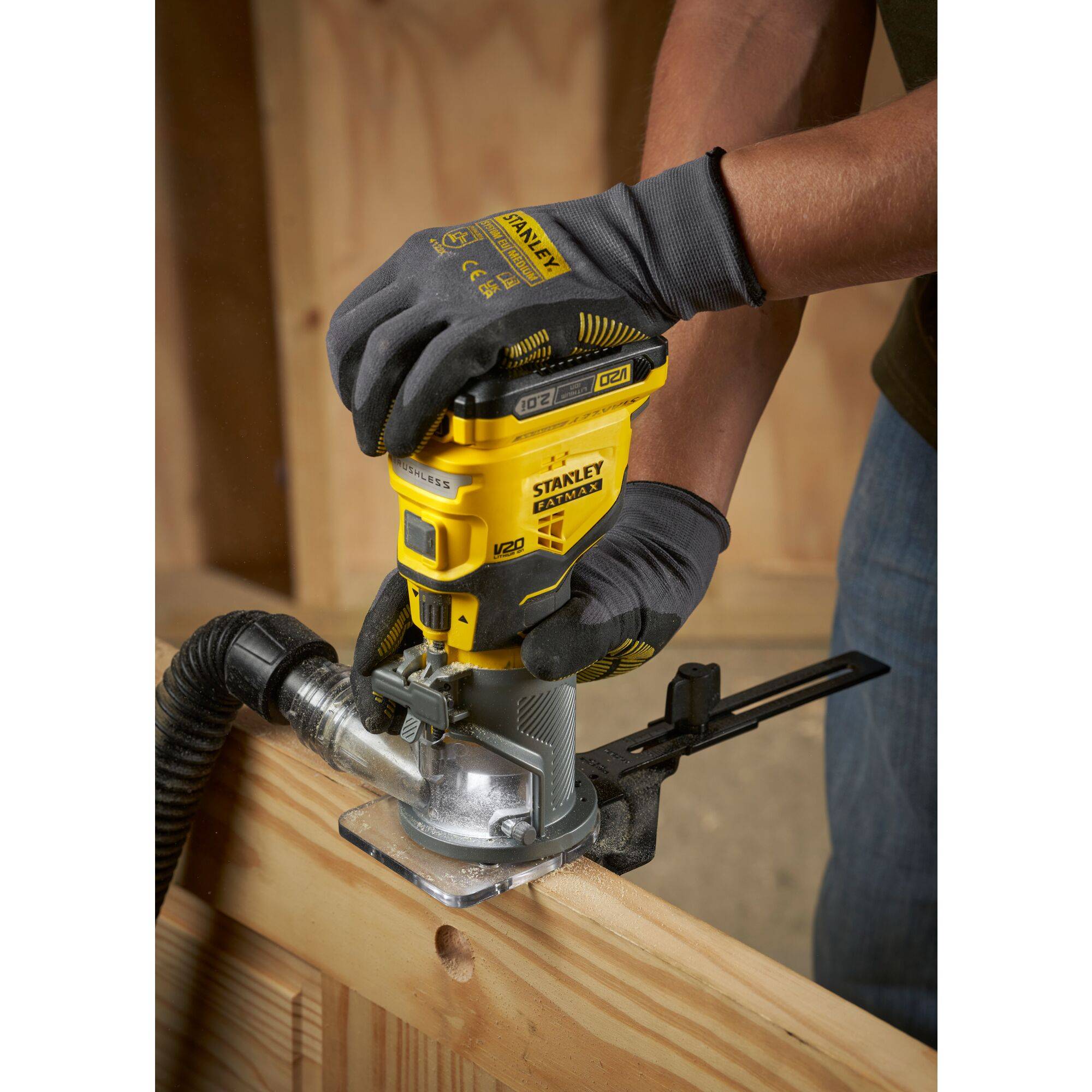 stanley - STANLEY FATMAX V20 Affleureuse Brushless 18V - SFMCW400B-XJ - Livrée Sans Batterie - Image 3