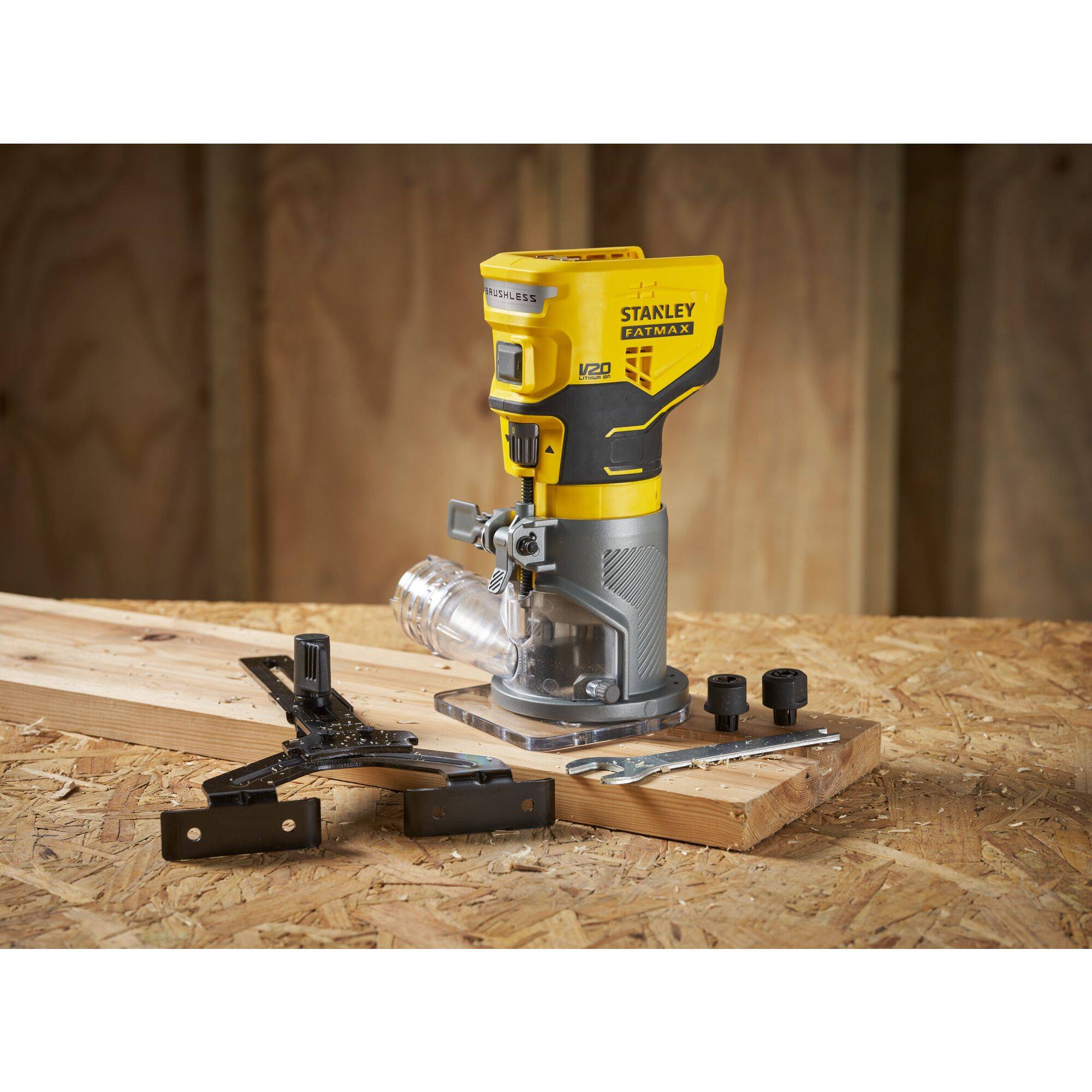 stanley - STANLEY FATMAX V20 Affleureuse Brushless 18V - SFMCW400B-XJ - Livrée Sans Batterie - Image 4