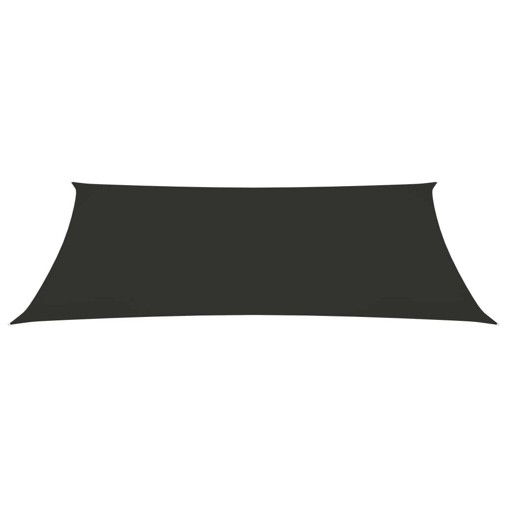 Helloshop26 - Voile d'ombrage parasol tissu oxford rectangulaire 2 x 5 m anthracite - Image 2
