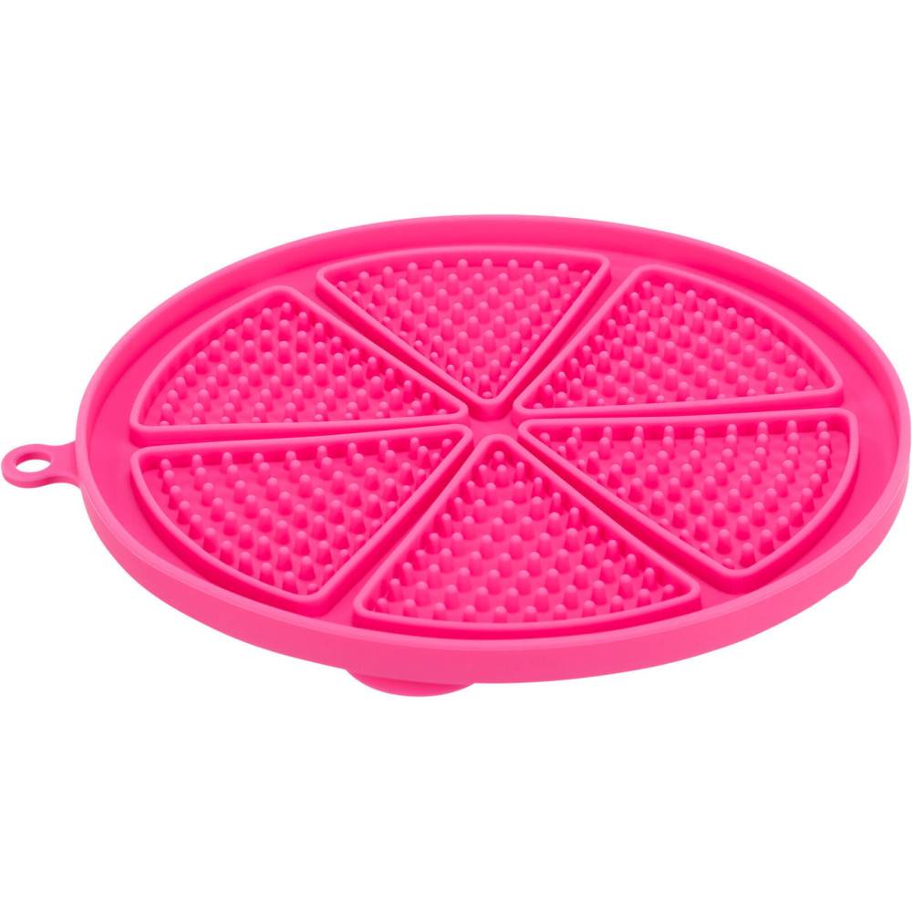 Trixie - Tapis à lécher Lick'Snack avec ventouse 18 cm rose - Image 1