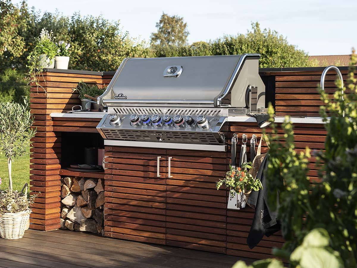 Napoleon - Barbecue gaz encastrable Prestige Pro 665 inox avec rôtissoire - Napoleon - Image 3