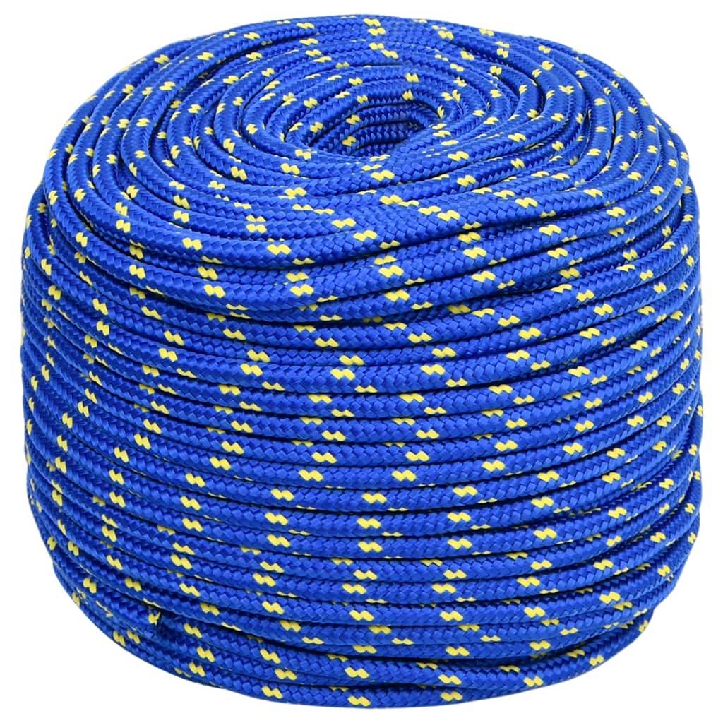Corde de bateau Bleu 6 mm 50 m Polypropylène Maison Chic - Image 1