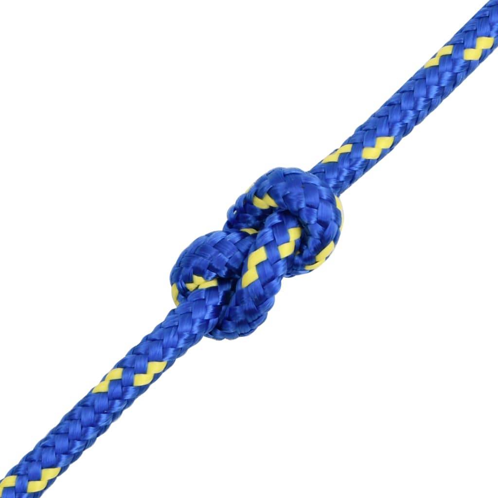 Corde de bateau Bleu 6 mm 50 m Polypropylène Maison Chic - Image 5
