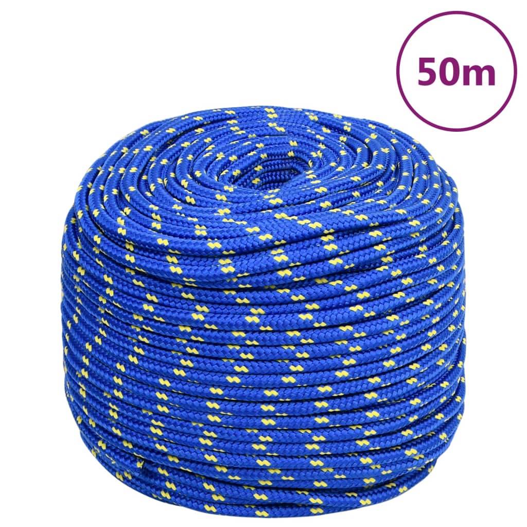 Corde de bateau Bleu 6 mm 50 m Polypropylène Maison Chic - Image 2