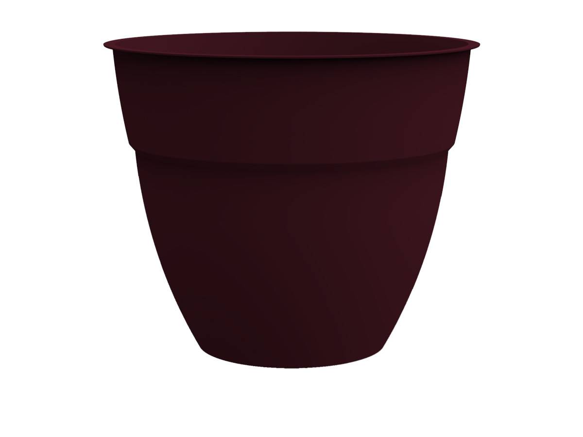Eda - Pot de fleur rond Osaka Ø 70 x H.61,8 cm Rouge bourgogne - Eda - Image 1