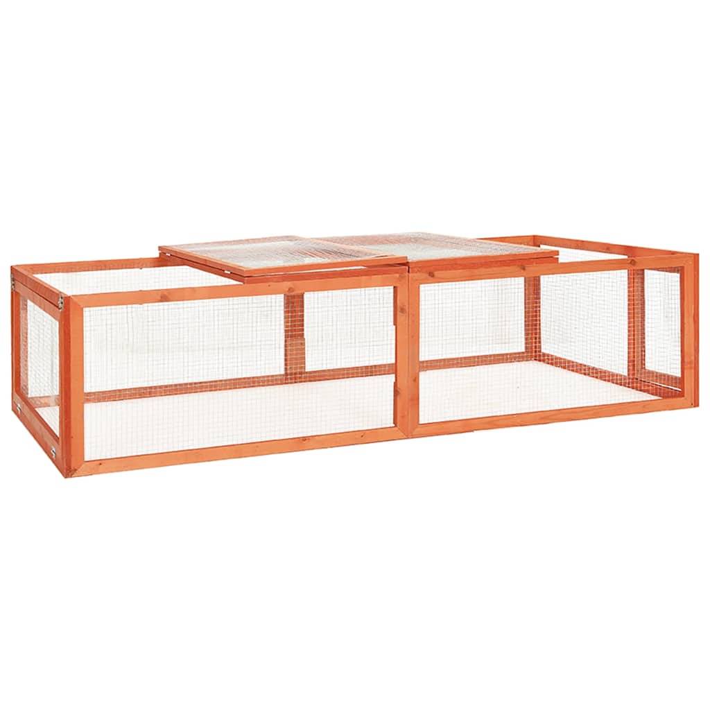 Vidaxl - Clapier 183x90x46,5 cm Bois de sapin massif vidaXL 170877 - Image 1