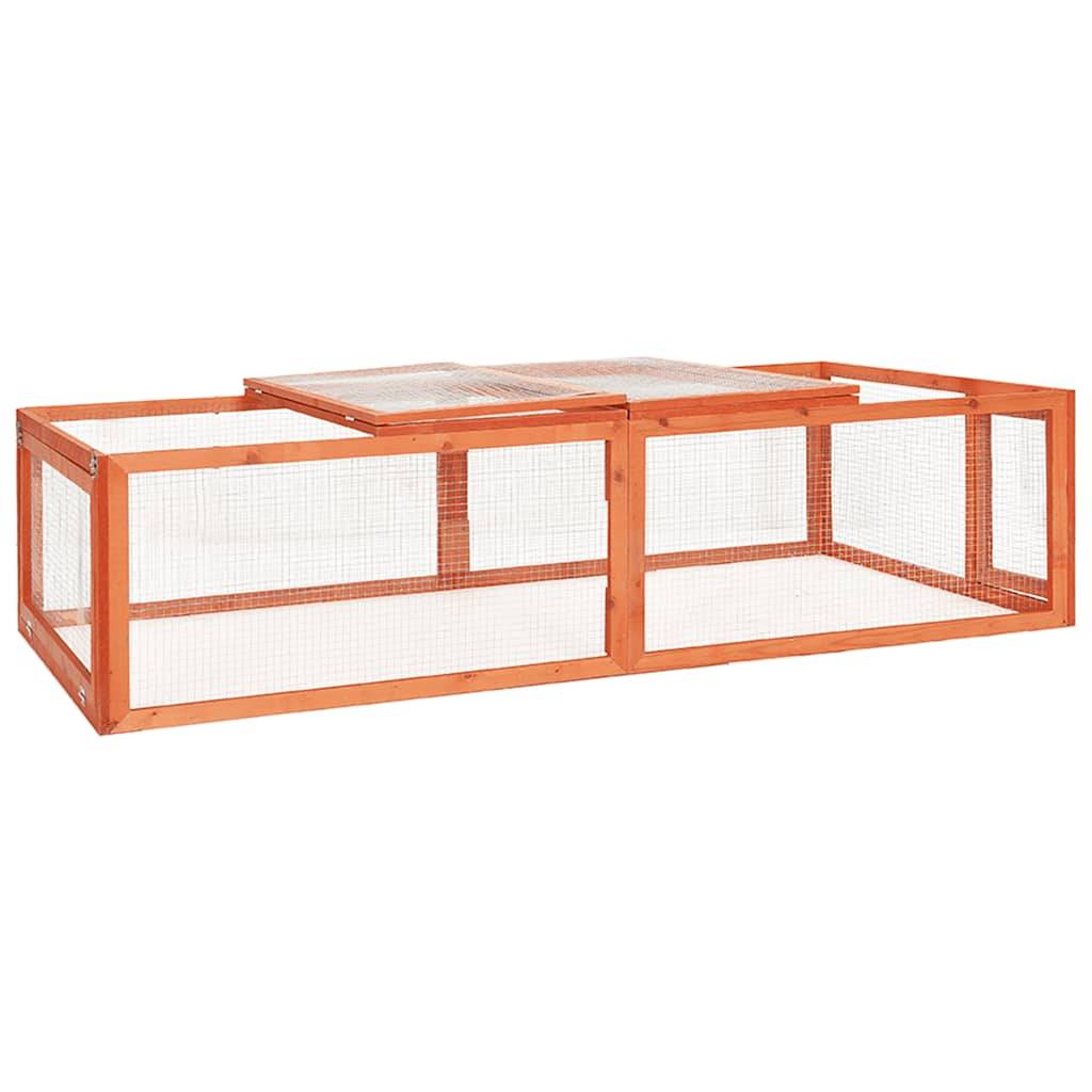 Vidaxl - Clapier 183x90x46,5 cm Bois de sapin massif vidaXL 170877 - Image 2
