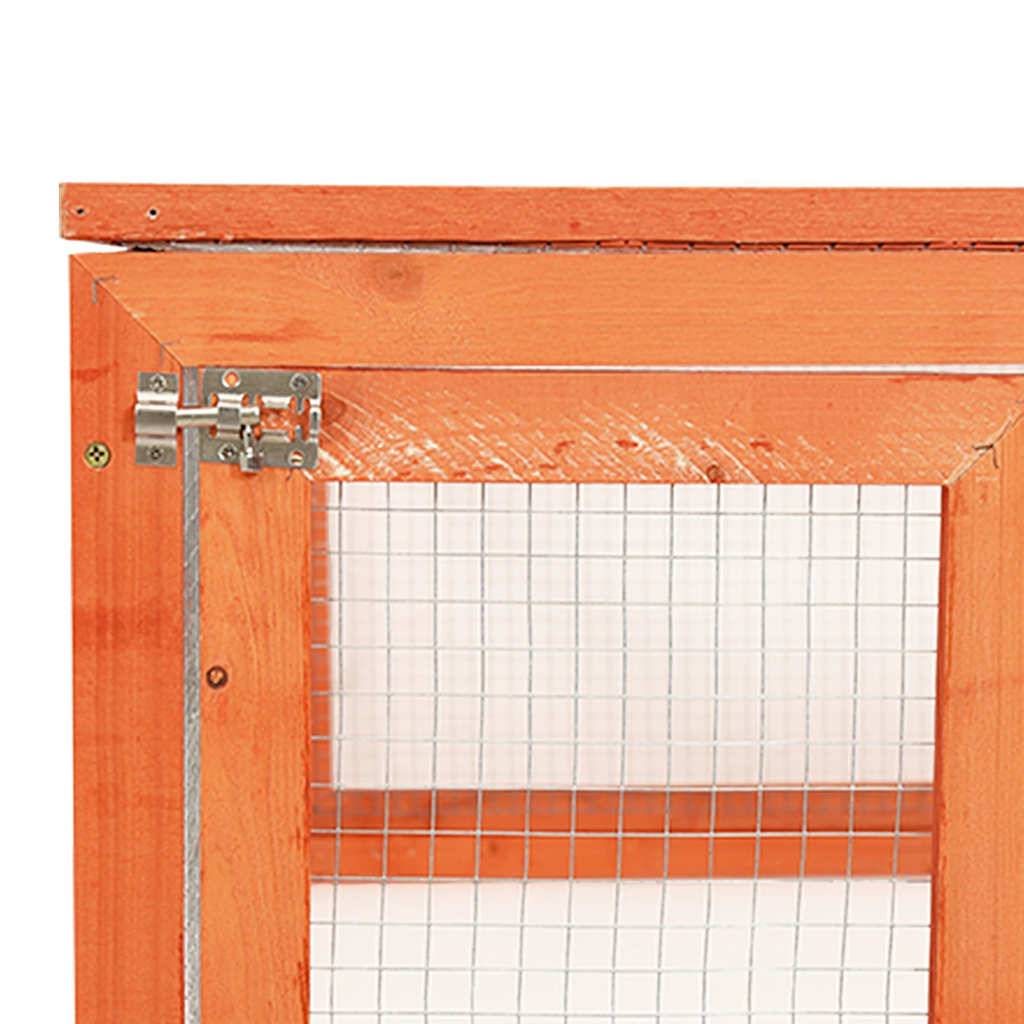 Vidaxl - Clapier 183x90x46,5 cm Bois de sapin massif vidaXL 170877 - Image 4