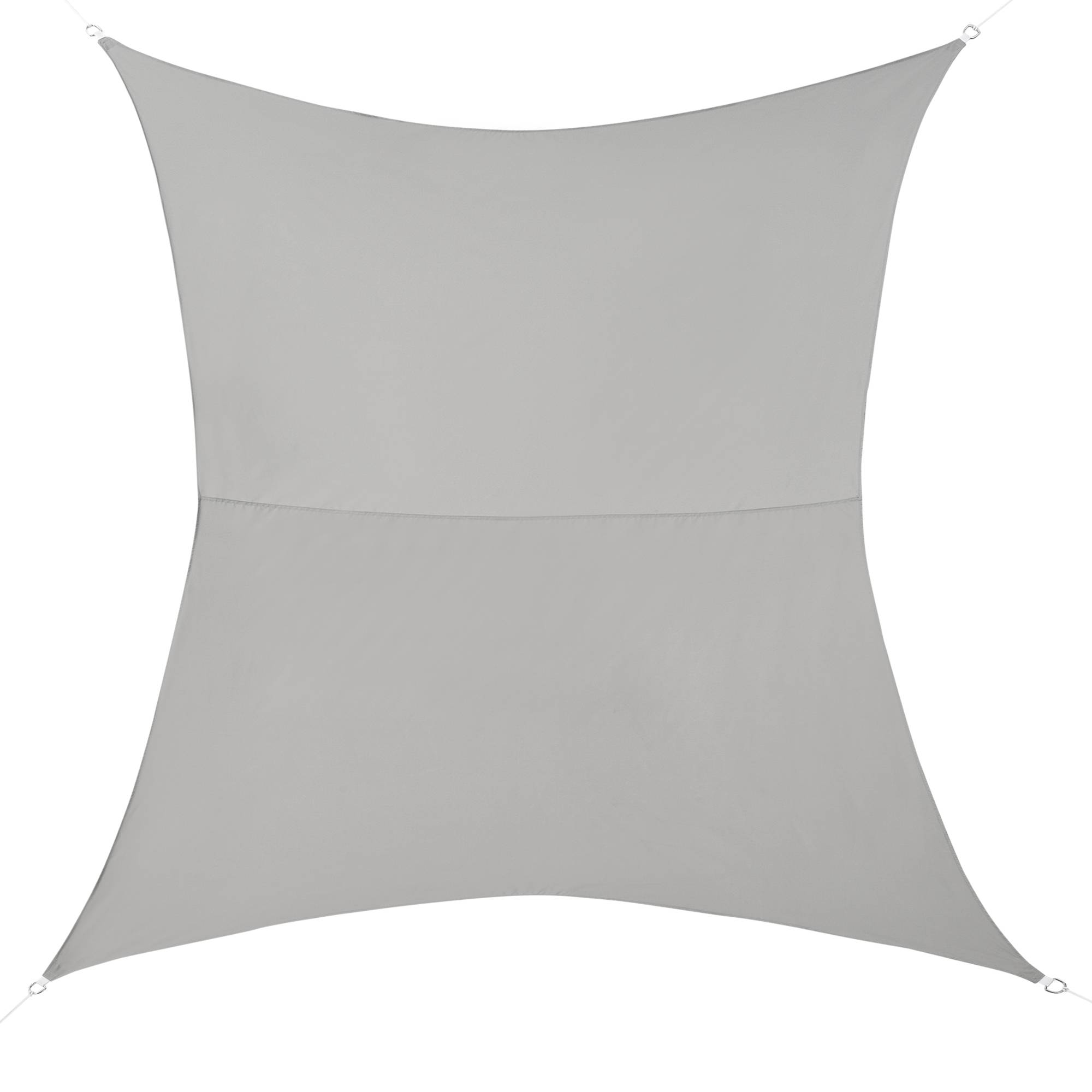 Voile d'Ombrage Lerma Rectangulaire Gris Clair 3 x 4 m [en.casa] - Image 1