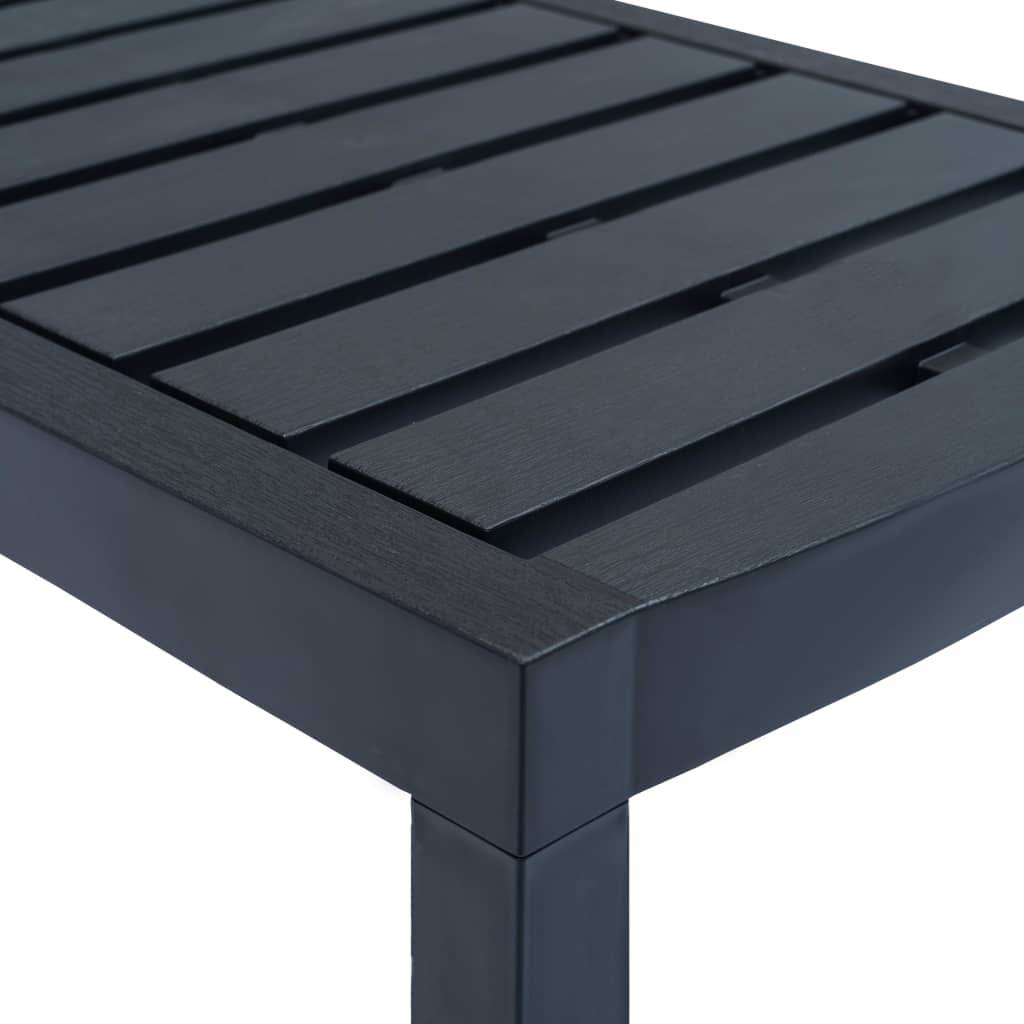 Vidaxl - Salon de jardin 3 pcs Plastique Anthracite vidaXL 45621 - Image 6