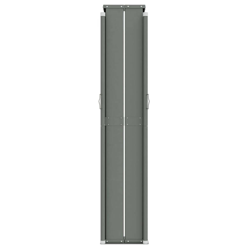 Helloshop26 - Auvent paravent store brise-vue latéral rétractable de patio jardin terrasse balcon protection visuelle écran 160 x 600 cm bleu - Image 3