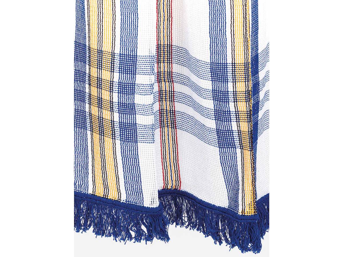 Morel - Rideau de porte moustiquaire en toile multicolore Bleue 140 x 225 cm - Morel - Image 2