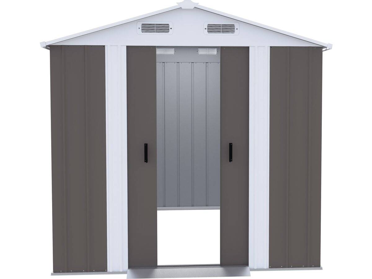 Habitat Et Jardin - Abri De Jardin Métal "dallas" - 4,12 M² - Taupe -habitat Et Jardin - Image 4