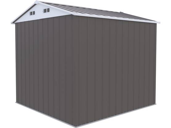 Habitat Et Jardin - Abri De Jardin Métal "dallas" - 4,12 M² - Taupe -habitat Et Jardin - Image 6