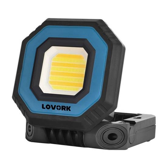 Lampe à LED rechargeable 900LM / 12W - Plusieurs modes d'éclairage - HIDA LOVORK - Image 1