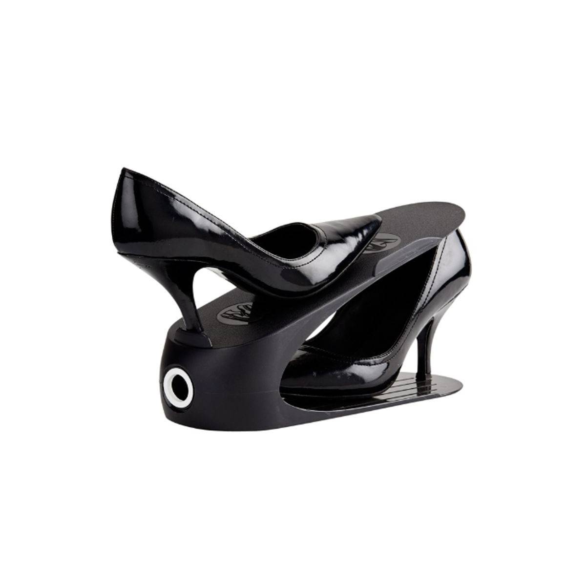 Range-Chaussures Compact "1 Paire" 29cm Noir - Image 2