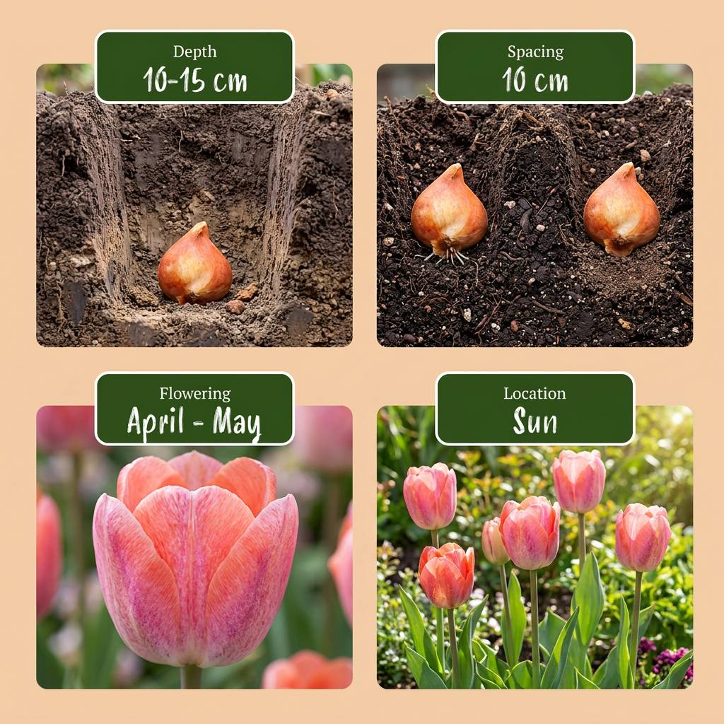 La Green Touch - Tulipe Positive Vibe en mélange - 20 bulbes - calibre 11/12 - Image 4