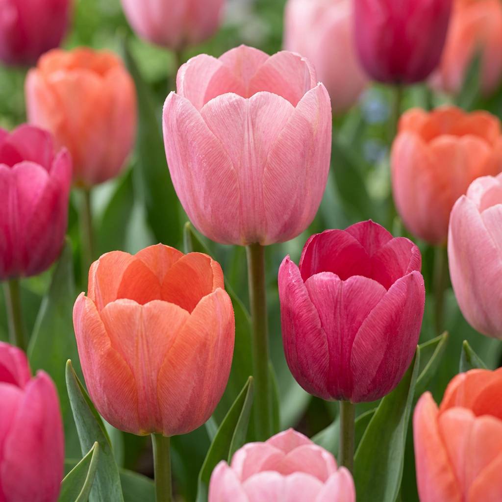 La Green Touch - Tulipe Positive Vibe en mélange - 20 bulbes - calibre 11/12