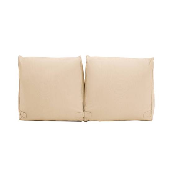 Lot de 2 chauffeuses extérieures oléfine beige - Pluma | sweeek - Image 3