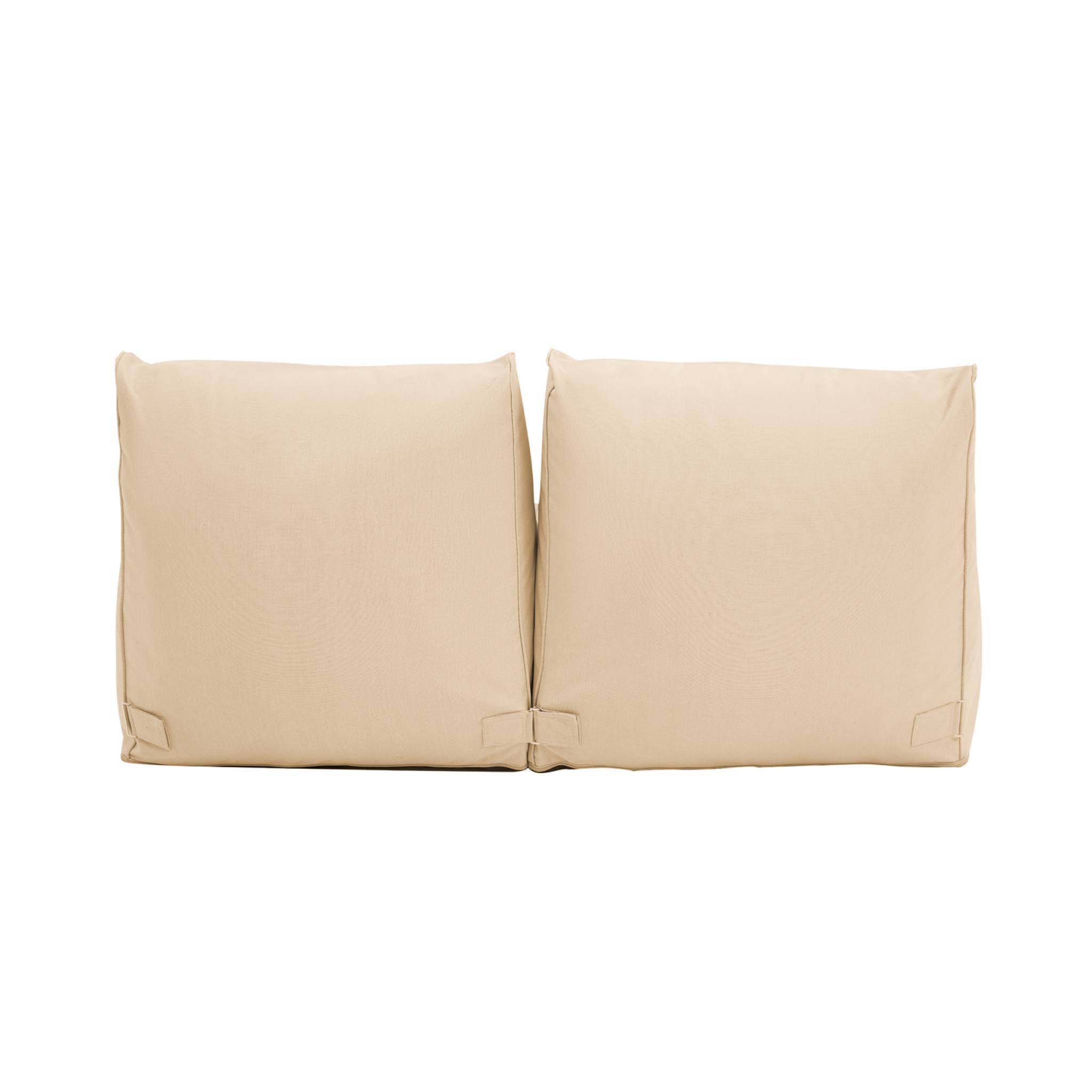 Lot de 2 chauffeuses extérieures oléfine beige - Pluma | sweeek - Image 3