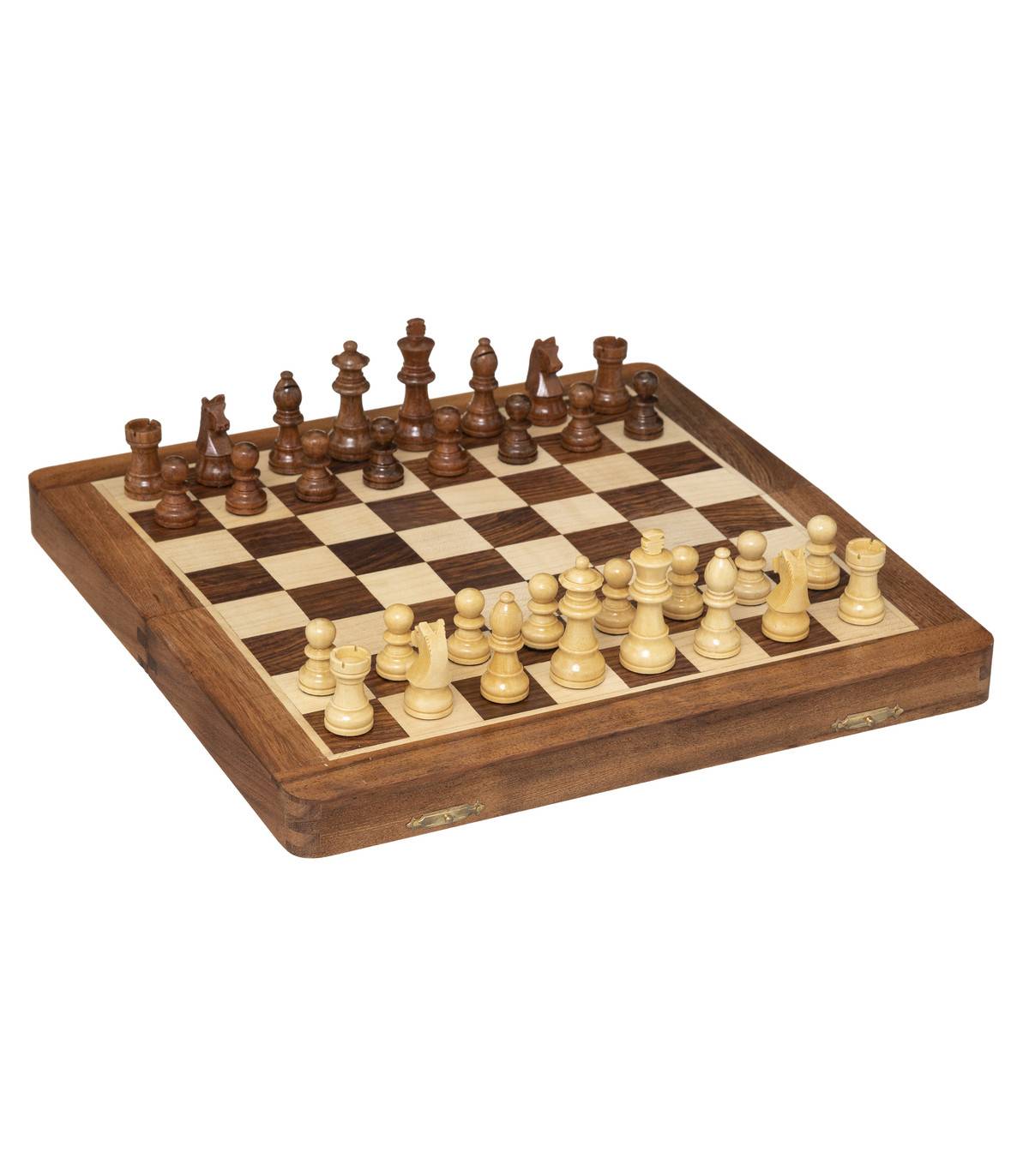 Objet déco Jeu d'échec en Bois d 'Acacia - Image 4