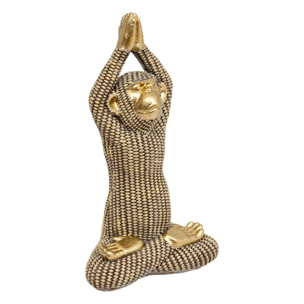 Atmosphera - Statue singe yoga H18cm - Atmosphera Créateur d'intérieur - Image 1