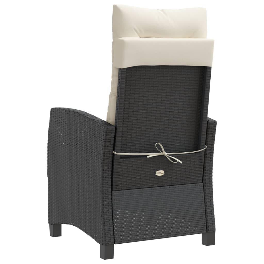 Chaise bois composite 2 places rotin noir  57 x 66 x 93 cm  - Prolenta premium  p3139.5 - Image 7