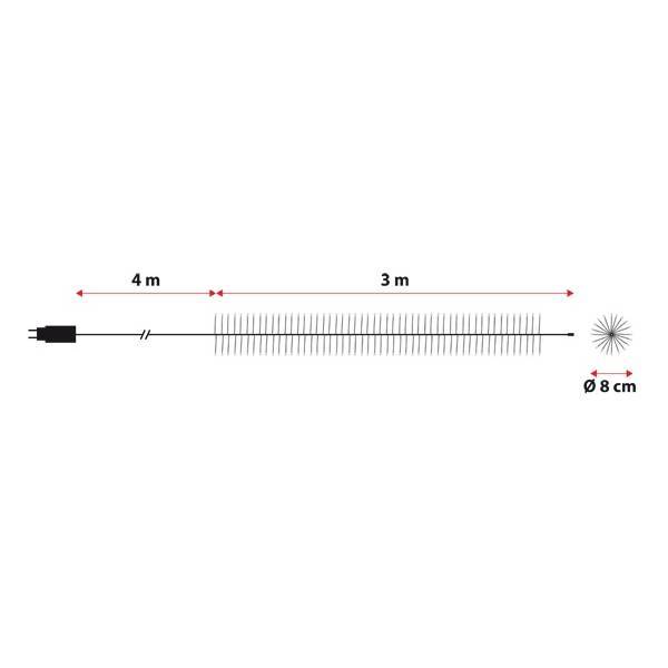 Lotti - Guirlande Grappe 3 M micro led multicolore cluster professionnelle Lotti - Image 2