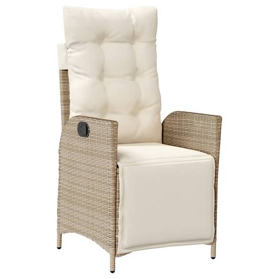 Prolenta Premium - Chaises de jardin rotin beige 57 x 61 x 93 cm - Prolenta premium p3142.2 - Image 4