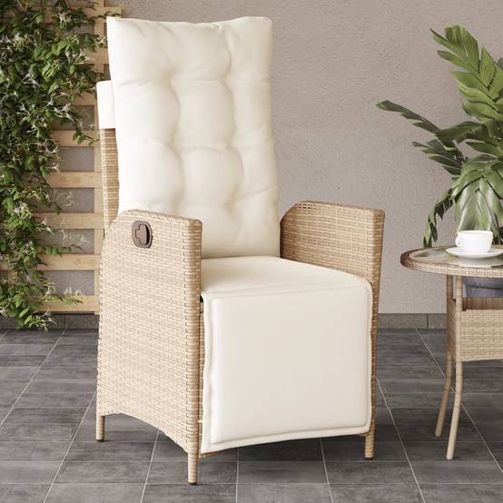 Prolenta Premium - Chaises de jardin rotin beige 57 x 61 x 93 cm - Prolenta premium p3142.2 - Image 3