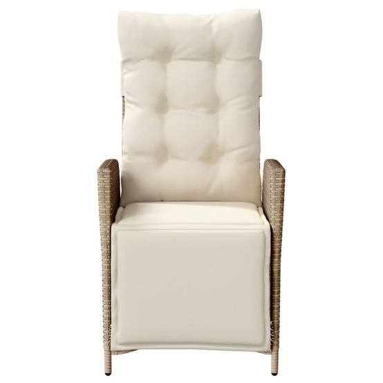 Prolenta Premium - Chaises de jardin rotin beige 57 x 61 x 93 cm - Prolenta premium p3142.2 - Image 5