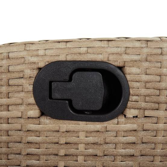 Prolenta Premium - Chaises de jardin rotin beige 57 x 61 x 93 cm - Prolenta premium p3142.2 - Image 9