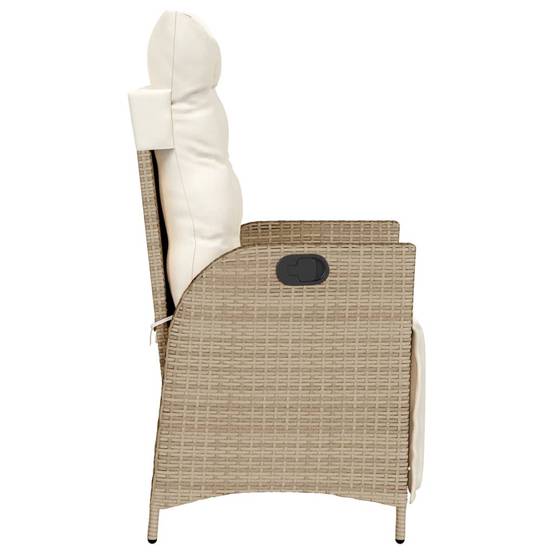 Prolenta Premium - Chaises de jardin rotin beige 57 x 61 x 93 cm - Prolenta premium p3142.2 - Image 6