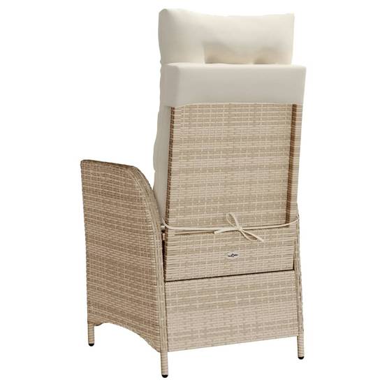 Prolenta Premium - Chaises de jardin rotin beige 57 x 61 x 93 cm - Prolenta premium p3142.2 - Image 7
