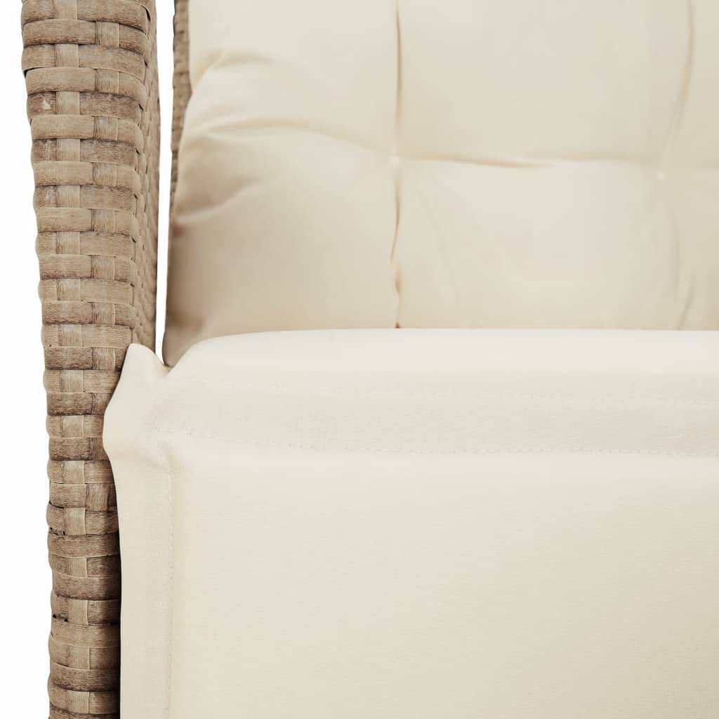 Prolenta Premium - Chaises de jardin rotin beige  57 x 61 x 93 cm  - Prolenta premium p3142.2 - Image 10