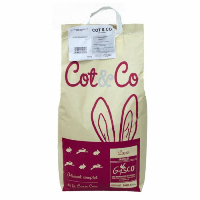 Gasco - Granulés pour lapin fermier Cot&Co Gasco Sac 10 kg