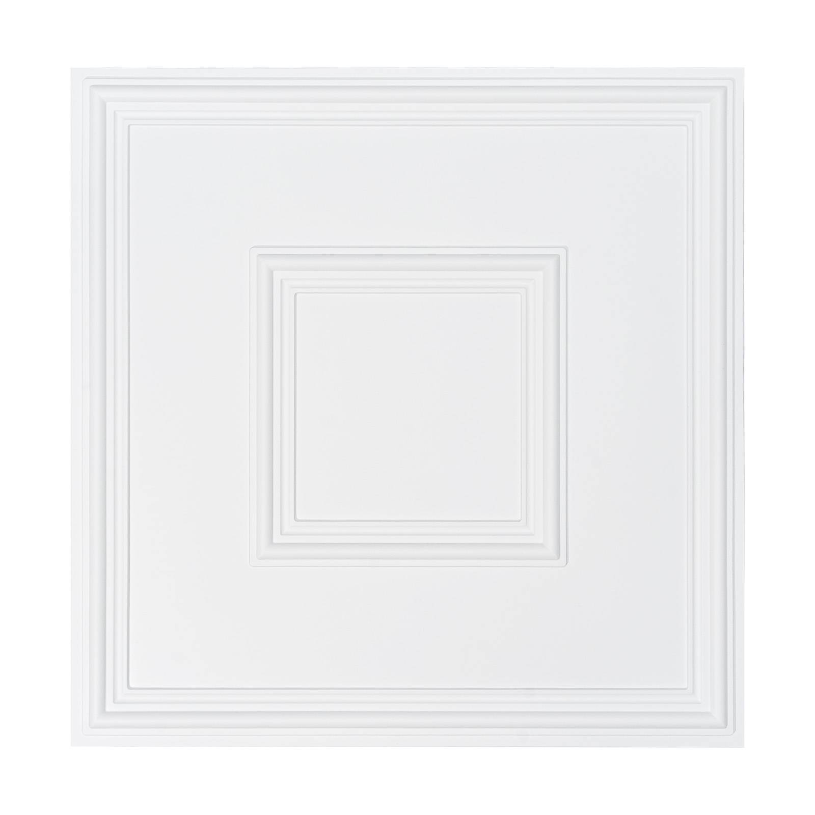 VEVOR Dalles plafond, lot 12, 24x24 po. PVC, installation facile, blanc. - Image 8