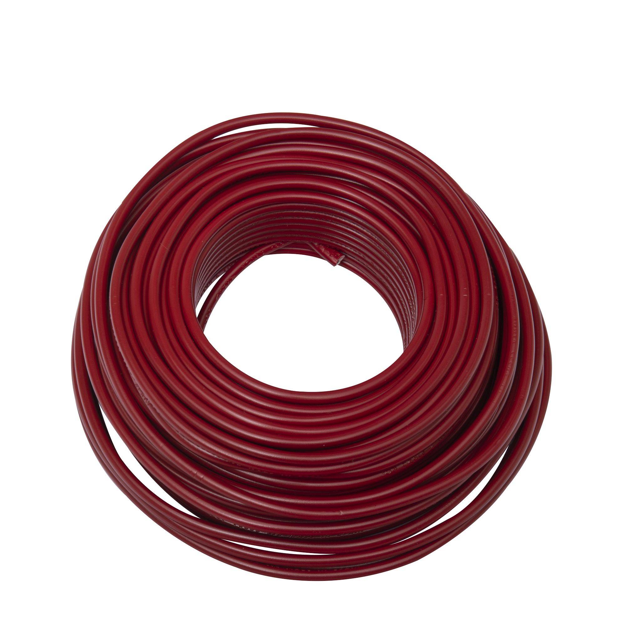 Zenitech - Câble électrique HO7V-U 2,5mm2 Rouge - 25m - Image 1